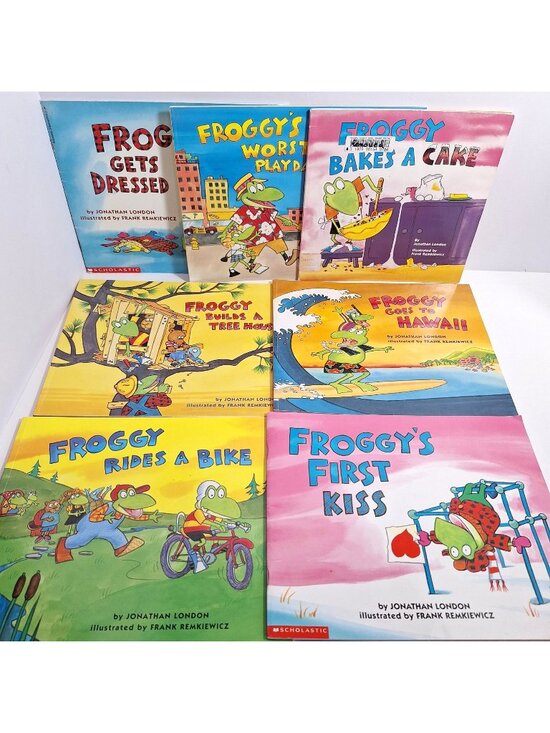 Scholastic Other - Froggy Book Lot Worst Play Date Goes to Hawaii First Kiss Builds Treehouse Bike